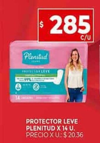 Supermercados DIA PLENITUD protector leve plenitud X 14 U oferta