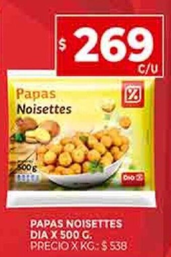 Supermercados DIA Papas noisettes dia X 500 G. oferta