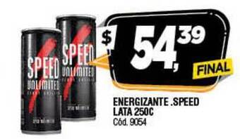 Supermercados Yaguar Energizante .Speed Lata 250C oferta
