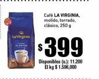 Cooperativa Obrera Café la virginia oferta