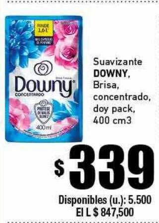 Cooperativa Obrera Suavizante downy brisa concentrado doy pack oferta