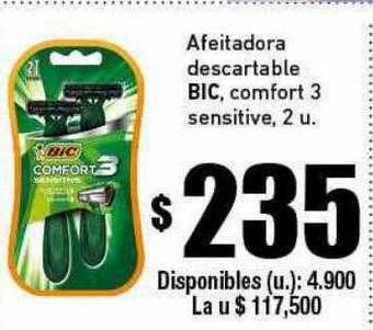 Cooperativa Obrera Afeitadora descartable bic comfort 3 sensitive oferta