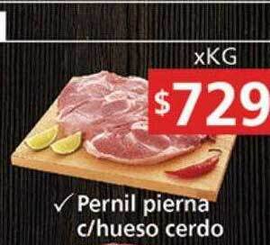 Supermercados Aiello Pernil pierna c-hueso cerdo oferta