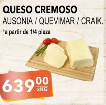 El Milagro Mayorista Queso cremoso oferta