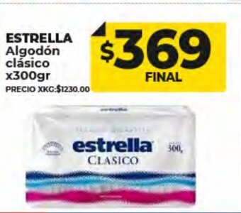 Supermayorista Vital Estrella Algodón Clásico x300gr oferta