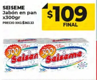 Supermayorista Vital Seiseme Jabón en pan x300gr oferta
