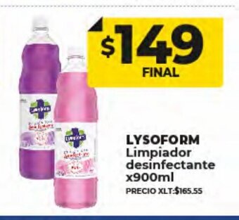 Supermayorista Vital Lysoform Limpiador desinfectante x900ml oferta