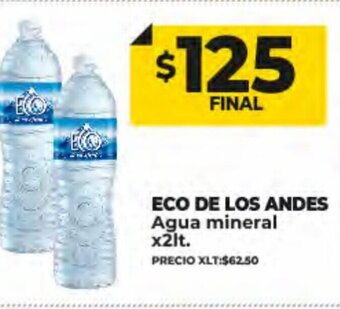 Supermayorista Vital Eco de Los Andes Agua mineral x2lt. oferta