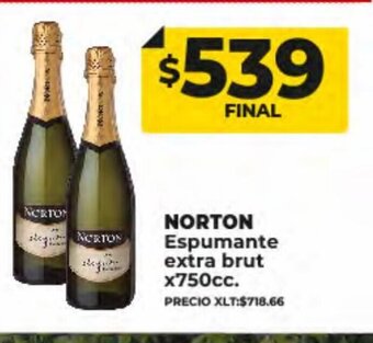 Supermayorista Vital Norton Espumante extra brut x750cc oferta