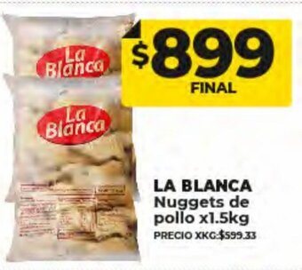 Supermayorista Vital La Blanca Nuggets de pollo x1.5kg oferta