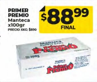 Supermayorista Vital Primer Premio Manteca x100gr oferta