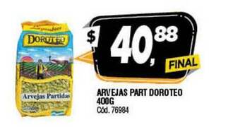 Supermercados Yaguar Arvejas Part Doroteo 400G oferta