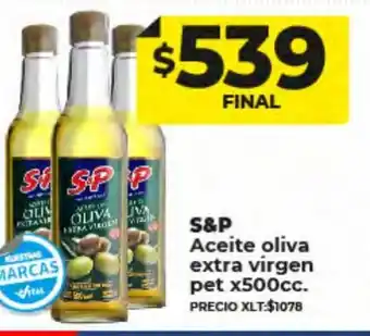 Supermayorista Vital S&P Aceite oliva extra virgen pet x500cc oferta