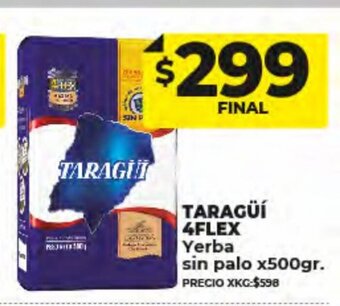 Supermayorista Vital Taragüi 4flex Yerba Sin Palo oferta