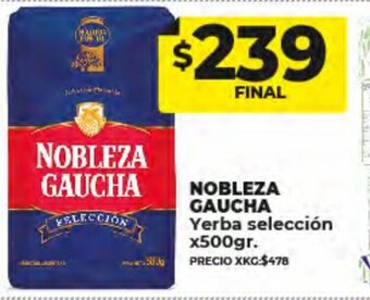 Supermayorista Vital Nobleza Gaucha Yerba Selección oferta