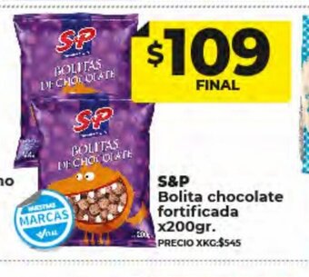 S&P Bolita Chocolate Fortificada