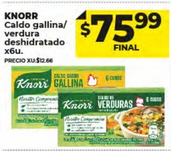 Supermayorista Vital Knorr Caldo Gallina/Verdura Deshidratado oferta