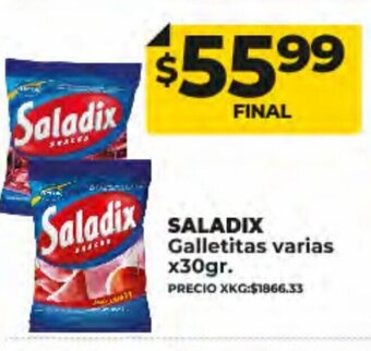 Supermayorista Vital Saladix Galletitas Varias oferta