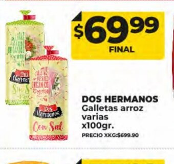 Supermayorista Vital Dos Hermanos Galletas Arroz Varias oferta