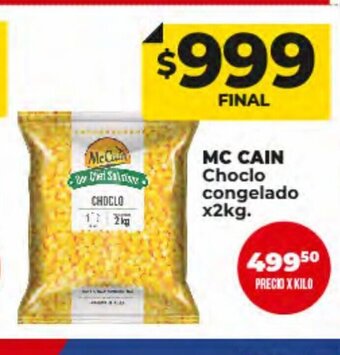 Supermayorista Vital Mc Cain Choclo Congelado oferta