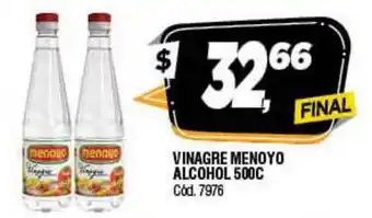 Supermercados Yaguar Vinagre Menoyo Alcohol 500C oferta