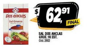 Supermercados Yaguar Sal Dos Anclas Grue.1K Est. oferta