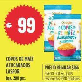 Supermercados Vea Copos de maíz azucarados lasfor oferta