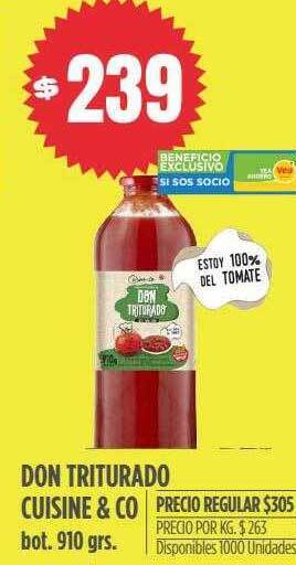 Supermercados Vea Don triturado cuisine & co bot. oferta