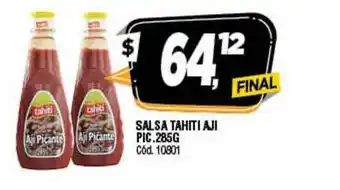 Supermercados Yaguar Salsa Tahiti Aji Pic. 285G oferta