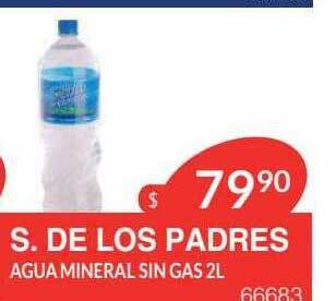 Masivos S. de los padres agua mineral sin gas oferta