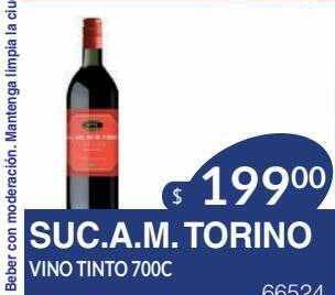 Masivos Suc. a.m. torino vino tinto oferta