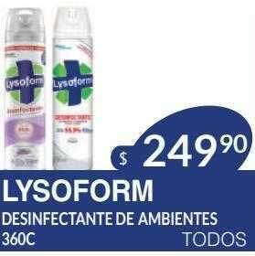 Masivos Lysoform desinfectante de ambientes oferta