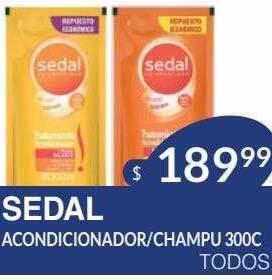 Masivos Sedal acondicionador champu oferta