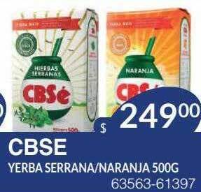 Masivos Cbse yerba serrana naranja oferta