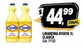Supermercados Yaguar Lavandina Ayudin 1L Clasica oferta