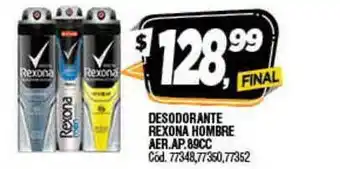 Supermercados Yaguar Desodorante Rexona Hombre Aer.Ap.89Cc oferta