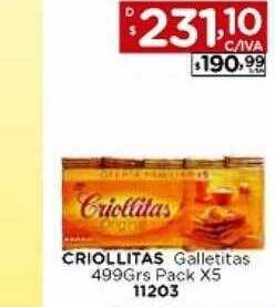 Hipermay Criollitas galletitas oferta