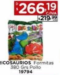 Hipermay Ricosaurios formitas pollo oferta