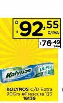 Hipermay Kolynos c d extra #frescura 123 oferta