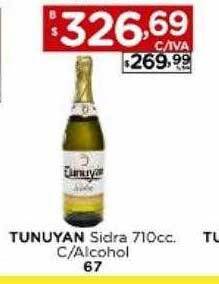 Hipermay Tunuyan sidra c alcohol oferta