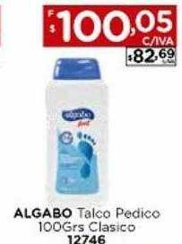 Hipermay Algabo talco pedico clasico oferta