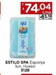Hipermay Estilo spa esponja hueso oferta