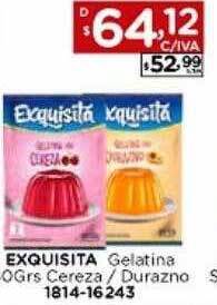 Hipermay Exquisita gelatina cereza durazno oferta