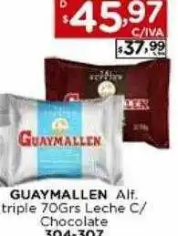 Hipermay Guaymallen alf. triple leche c chocolate oferta