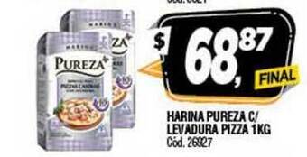 Supermercados Yaguar Harina Pureza C-Levadura Pizza 1Kg oferta