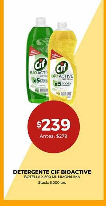 Super MAMI Detergente cif bioactive oferta