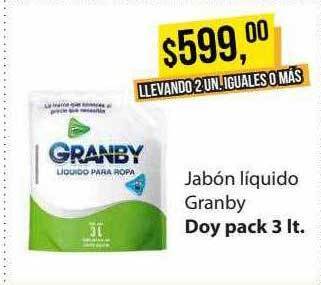 Supermercados Damesco Jabón líquido granby oferta