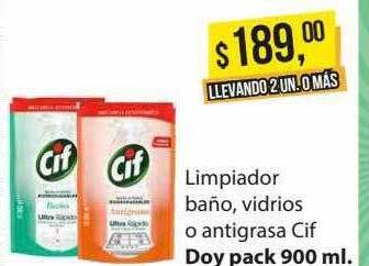 Supermercados Damesco Limpiador baño vidrios o antigrasa cif oferta