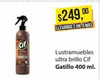 Supermercados Damesco Lustramuebles ultra brillo cif oferta