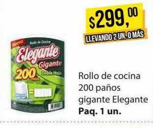 Supermercados Damesco Rollo de cocina 200 paños gigante elegante oferta